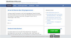 Desktop Screenshot of abnehmen-infos.com